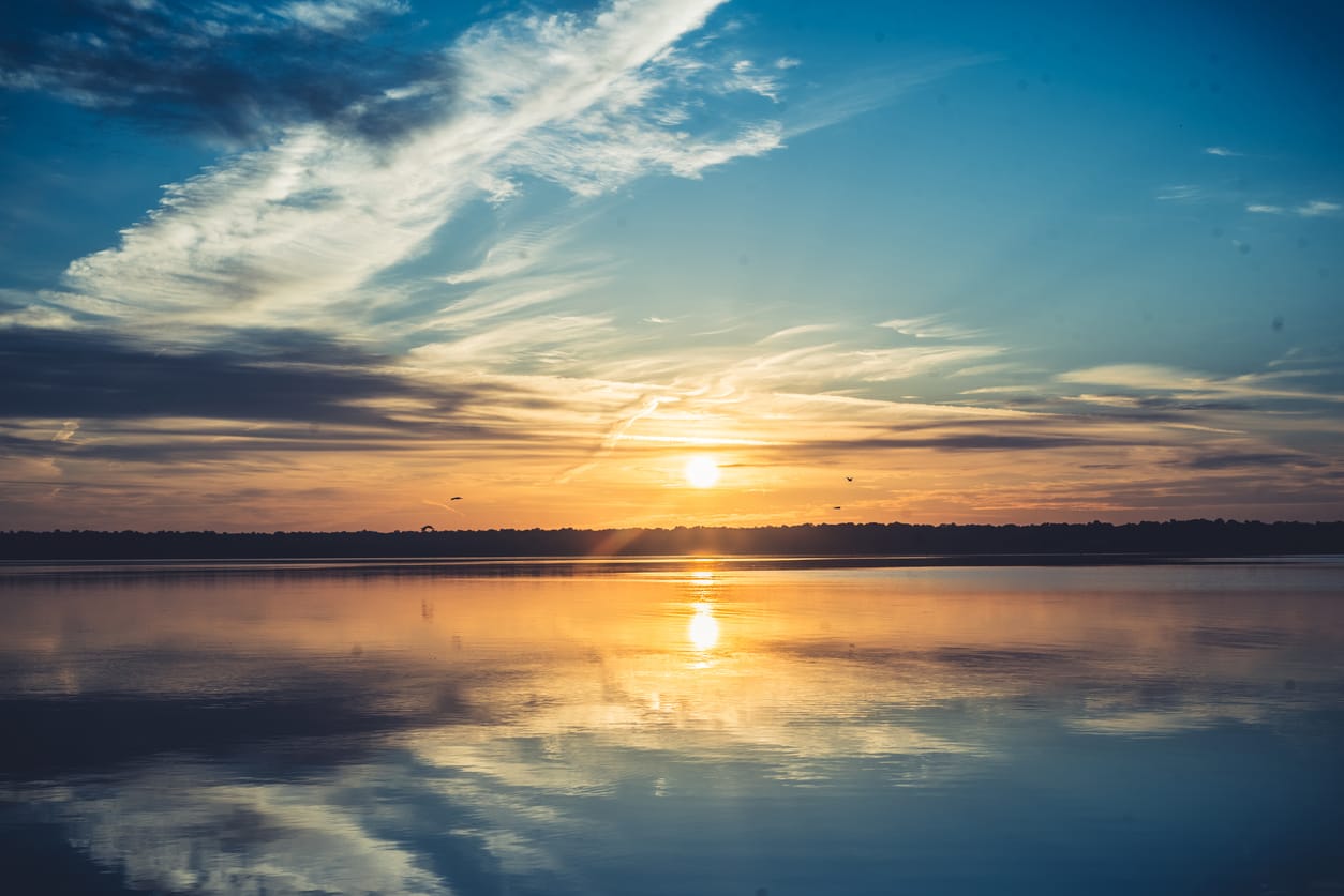 Sunrise at Deussen Park in Humble, TX